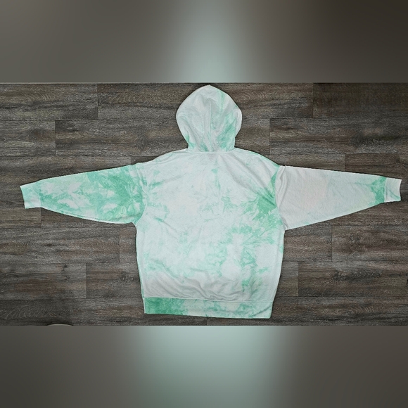 Women's Nike Icon Clash Pullover Training Hoodie Glow Green-Size Large - Picture 4 of 5